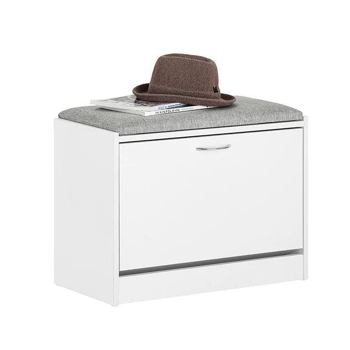 2dekans | SoBuy Schoenen Opbergkist Met Zitkussen - Zitbank, Maison & Meubles, Armoires | Armoires à chaussures, Enlèvement ou Envoi