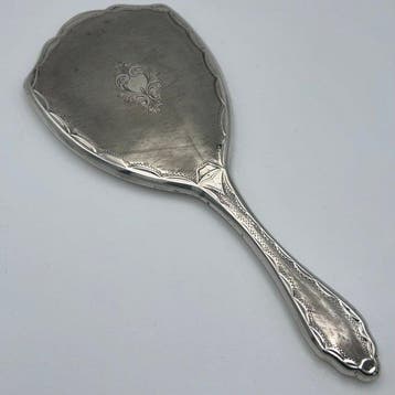 Argenteria fiorentina - Manifattura italiana - Miroir à, Antiek en Kunst