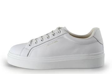 Tommy Hilfiger Sneakers in maat 41 Wit, Verzenden, Wit, Sneakers, Gedragen