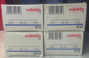 Märklin/Hamo, Herpa H0 - 4712 - Wagon de marchandises pour