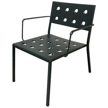 HAY Balcony Fauteuil Green - Tuinstoel - Ongebruikt, Verzenden, Zo goed als nieuw, Metaal