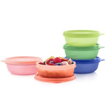 Tupperware Ruimteschaaltjes Regenboog (5), Verzenden, Nieuw