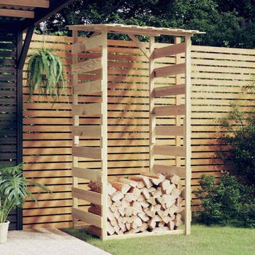 vidaXL Pergola met dak 100x90x200 cm geïmpregneerd, Verzenden