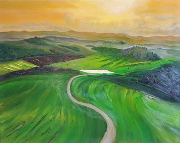 Stanislav Kunchev 1984 - “Crete Senesi – Tuscany” - No