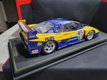 BBR 1:18 - Model sportwagen - Ferrari F40 LM Team Ennea Igol