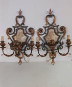 Applique murale - Fer forgé - Hauteur : 73 cm