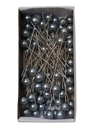 Parelspelden Push pin Zilver 8 mm Set 72, Nieuw