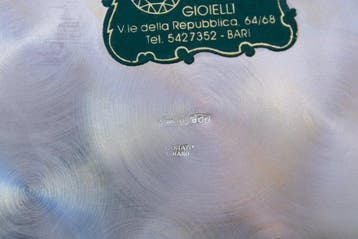 665 FI - Rafraîchisseur à champagne - martelé - Argent 800 -