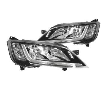 Phares Pour Peugeot Boxer 2014- Noir, Verzenden