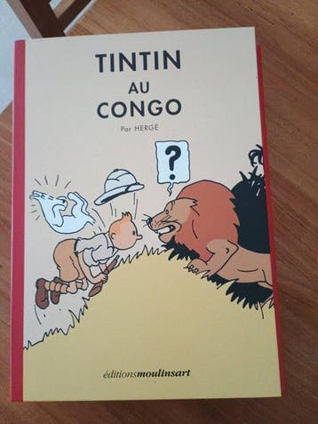 Tintin T2 - Tintin au Congo - 1 Doos - 110 lithografieën -, Livres