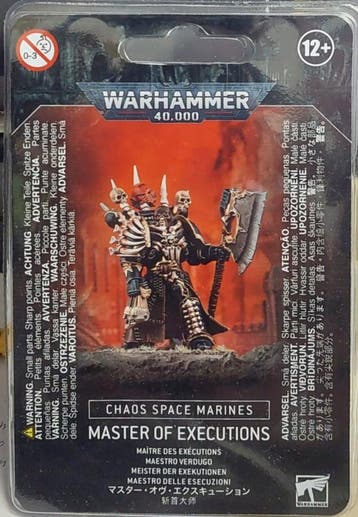 Chaos Space Marines Master of Executions (Warhammer 40.000, Hobby en Vrije tijd, Ophalen of Verzenden, Nieuw