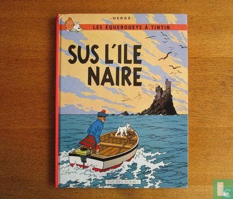 Kuifje - Sus lile naire - 1993, Boeken, Stripverhalen, Zo goed als nieuw, Eén stripboek, Verzenden