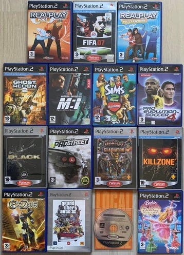 Sony - Playstation 2 (PS2) - 16 various PS2 Games [VG +