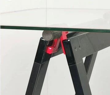 Zanotta - Gae Aulenti - Tafel - Gaetano - Glas, Hout,