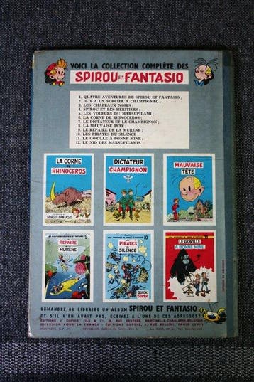 Spirou et Fantasio T12 - Le Nid des Marsupilamis - C - 1
