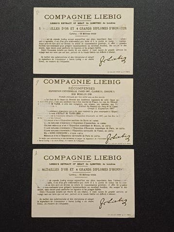 Chromos LIEBIG 19ème siècle - Carte postale (80) - 1870-1890, Verzamelen, Gelopen