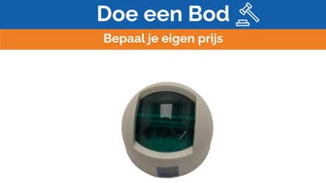 Bieden: Compact Green Port Side Marine Navigation Light 12/, Ophalen of Verzenden, Nieuw