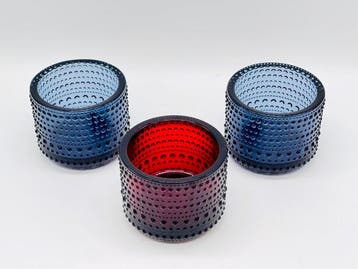 Iittala - Oiva Toikka - Kandelaar Kastehelmi (3) - Glas - 3