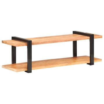 vidaXL Tv-meubel 130x40x40 cm massief acaciahout, Verzenden