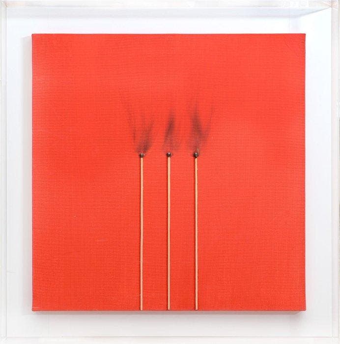 Bernard Aubertin (1934-2015) - Senza titolo, Antiek en Kunst, Kunst | Schilderijen | Modern
