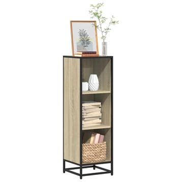 vidaXL Boekenkast 33,5x33x107,5 cm bewerkt hout sonoma, Verzenden