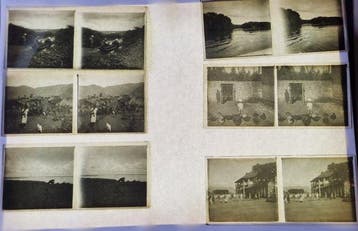 Inconnu - 24 photos stereo sur plaque de verre congo belge