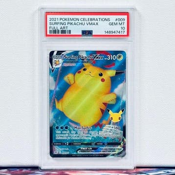 Pokémon Graded card - SURFING PIKACHU VMAX #009 - Pokémon -