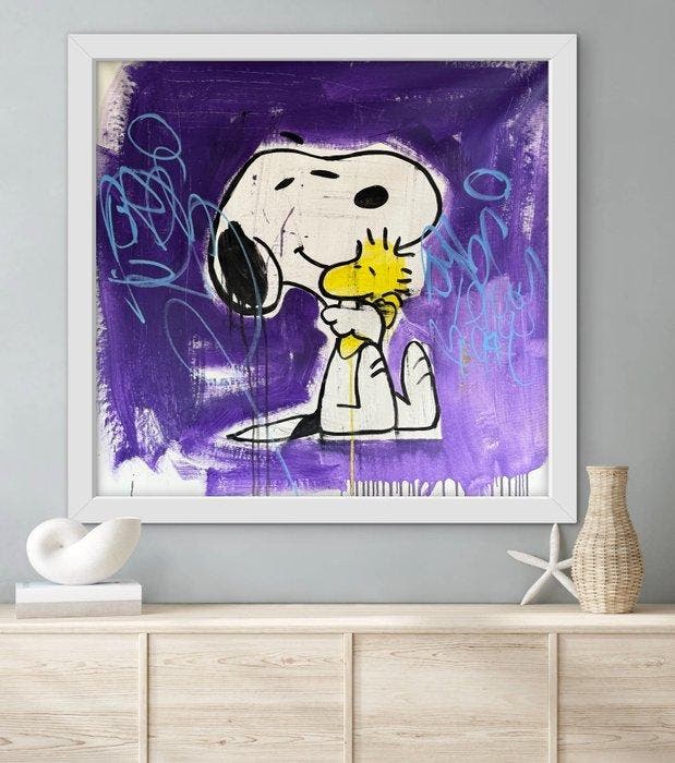 Freda People - Snoopy XL, Antiek en Kunst, Kunst | Schilderijen | Modern