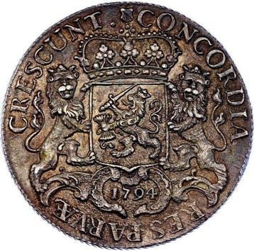 Nederland, Utrecht Dukaton (Zilveren Rijder) 1794 -