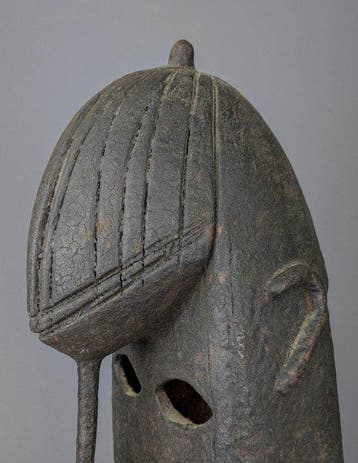 uitgehouwen kubistisch masker - Bambara - Mali (Zonder