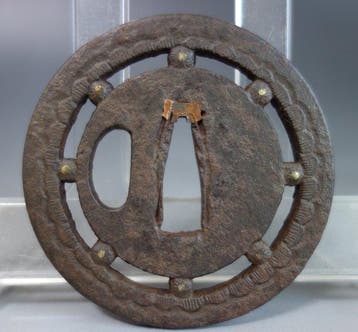 Rinpo cakra-ratna - IJzer (gegoten/gesmeed) - Japan - Midden