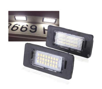 ÉCLAIRAGE DE PLAQUE D´IMMATRICULATION LED POUR MERCEDES W211, Verzenden