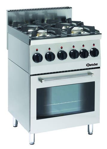 Gasfornuis | EO | 4 Kookpitten | 2x 3.5kW + 2x 6kW |, Verzenden, Nieuw in verpakking