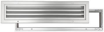 Deurrooster aluminium LxH 500 x 100mm, Verzenden, Nieuw