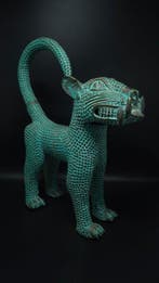 Prachtig koninklijk luipaard - bini/edo - Nigeria (Zonder, Antiek en Kunst
