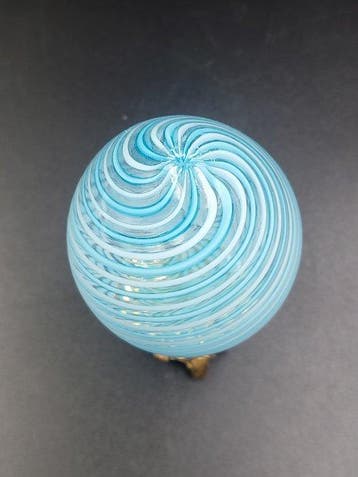 Œuf Fabergé - Franklin Mint – Œuf en verre de Murano “Style, Antiquités & Art