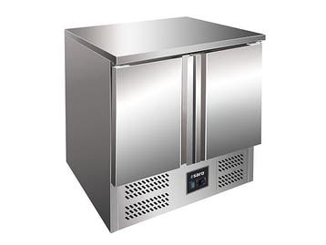 SARO Gekoelde werkbank met 2 deuren - VIVIA S 901 S/S TOP, Verzenden