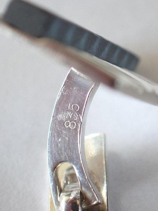 Zilver - Manchetknopen - Modernist, Antiek en Kunst, Kunst | Designobjecten