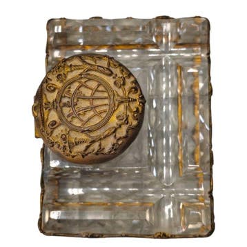 Louis XVI Style - Inktpot - Kristal, Messing