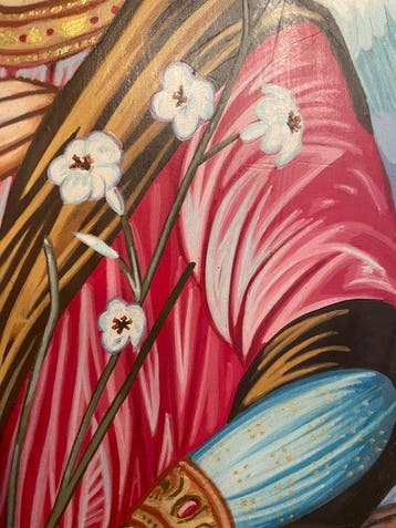 M. Palumbo - Icona Sacra - Arcangelo Gabriele - 30 x 40 cm