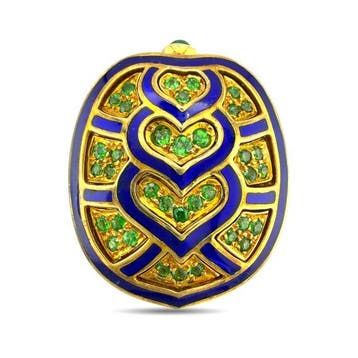 Oorbellen - 18 karaat Geel goud, Exclusive Judith Leiber 18K, Nieuw