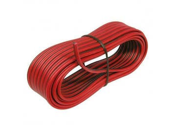 Luidsprekerkabel 0,75mm2 Zwart/Rood, Ophalen of Verzenden, Nieuw