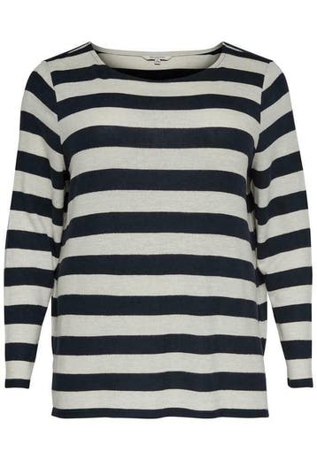 Trui HONEY ONLY Carmakoma streep maat 54, Vêtements | Femmes, Verzenden