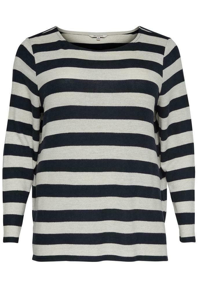 Trui HONEY ONLY Carmakoma streep maat 54, Kleding | Dames, Truien en Vesten, Verzenden