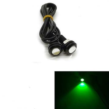 18MM LED - Eagle Eye - Groen - Waterproof, Verzenden