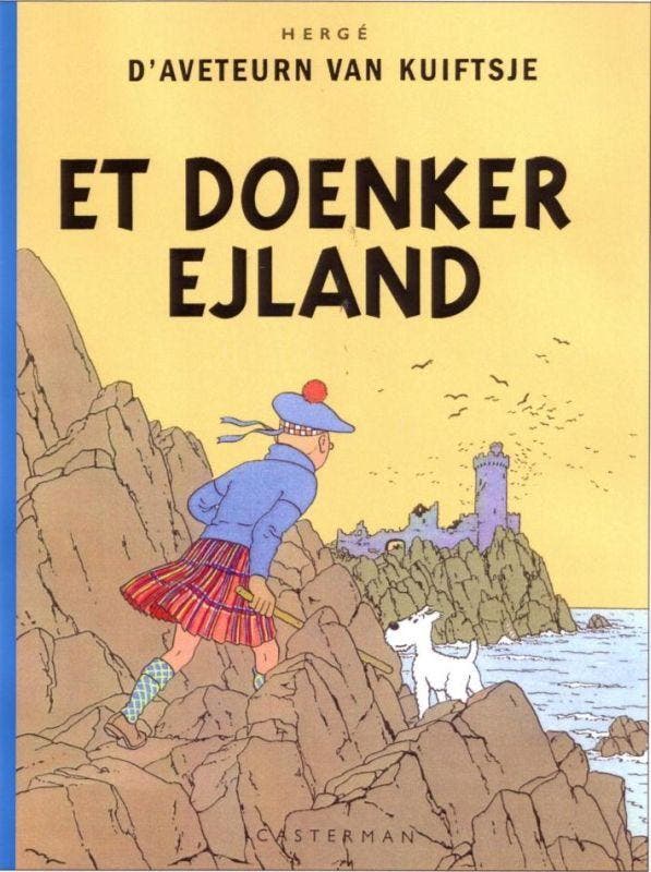 Et doenker ejland / Daveteurn van Kuiftsje / 6 H. Herge, Livres, BD, Envoi