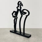 AIIROH - Wood Sculpture - La Linea - Hold The Future, Antiek en Kunst