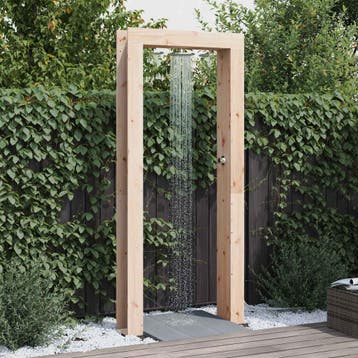 vidaXL Buitendouche 226 cm Massief grenenhout en, Verzenden