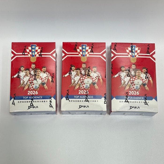 2026 DAKA Top Audience Croatia National Football Team Sealed, Collections, Autocollants