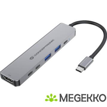 Conceptronic DONN33G laptop dock & poortreplicator Bedraad, Verzenden